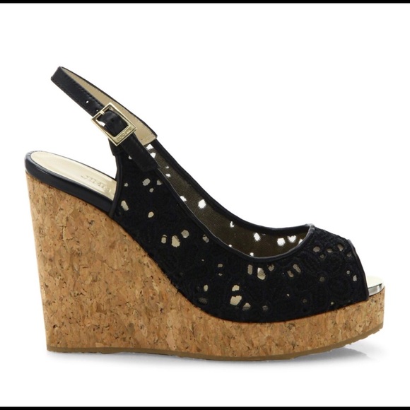 ❌SOLD❌🎉HP🎉NIB Jimmy Choo “Prova” Wedges - Picture 2 of 7